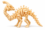 Esqueleto Articulado de Parassaurolofo (Parasaurolophus) em Impressão 3D