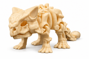 Esqueleto Articulado de Anquilossauro (Ankylosaurus) em Impressão 3D