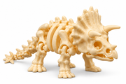 Esqueleto Articulado de Tricerátopo (Triceratops) em Impressão 3D